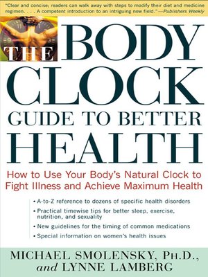 cover image of The Body Clock Guide to Better Health